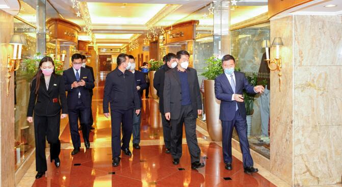 集团党委书记、董事长任丁一行 赴锦江宾馆督导检查疫情防控工作
